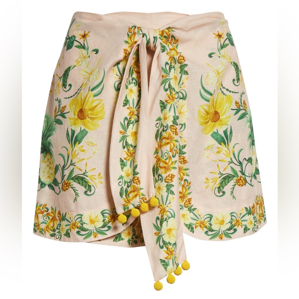 FARM Rio Pink Botanical Beauty Euroflax Shorts